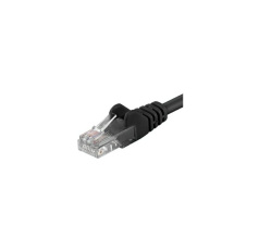 PremiumCord Patch kábel UTP RJ45-RJ45 level 5e 5 m čierny