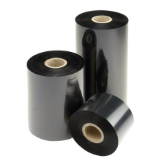 ZEBRA iTTR páska 110 mm x 300 m, OUT (KIN), čierna, WAX (vosk), T056