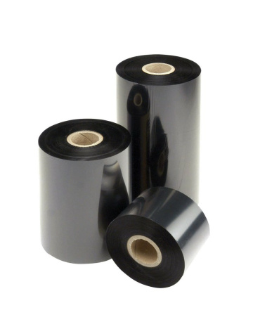 ZEBRA iTTR páska 110 mm x 300 m, OUT (KIN), čierna, WAX (vosk), T056