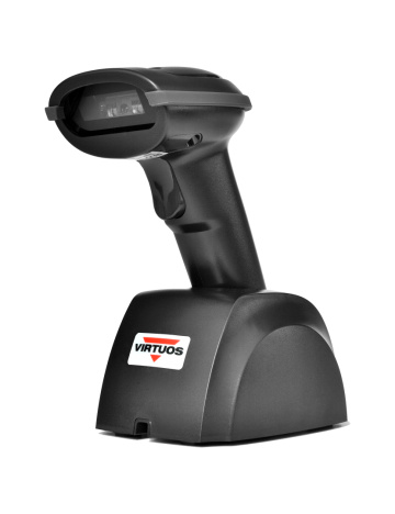 Scanner VIRTUOS HW-310A, bezdrôtový so základňou USB, čierny