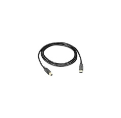 PremiumCord USB 2.0 kabel A-B, 3 m černý