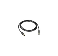 PremiumCord USB 2.0 kábel A-B, 5 m čierny